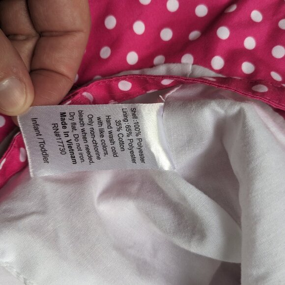 🛍️ BUNDLE ONLY | Target pink & white polka dot hat - Picture 7 of 10